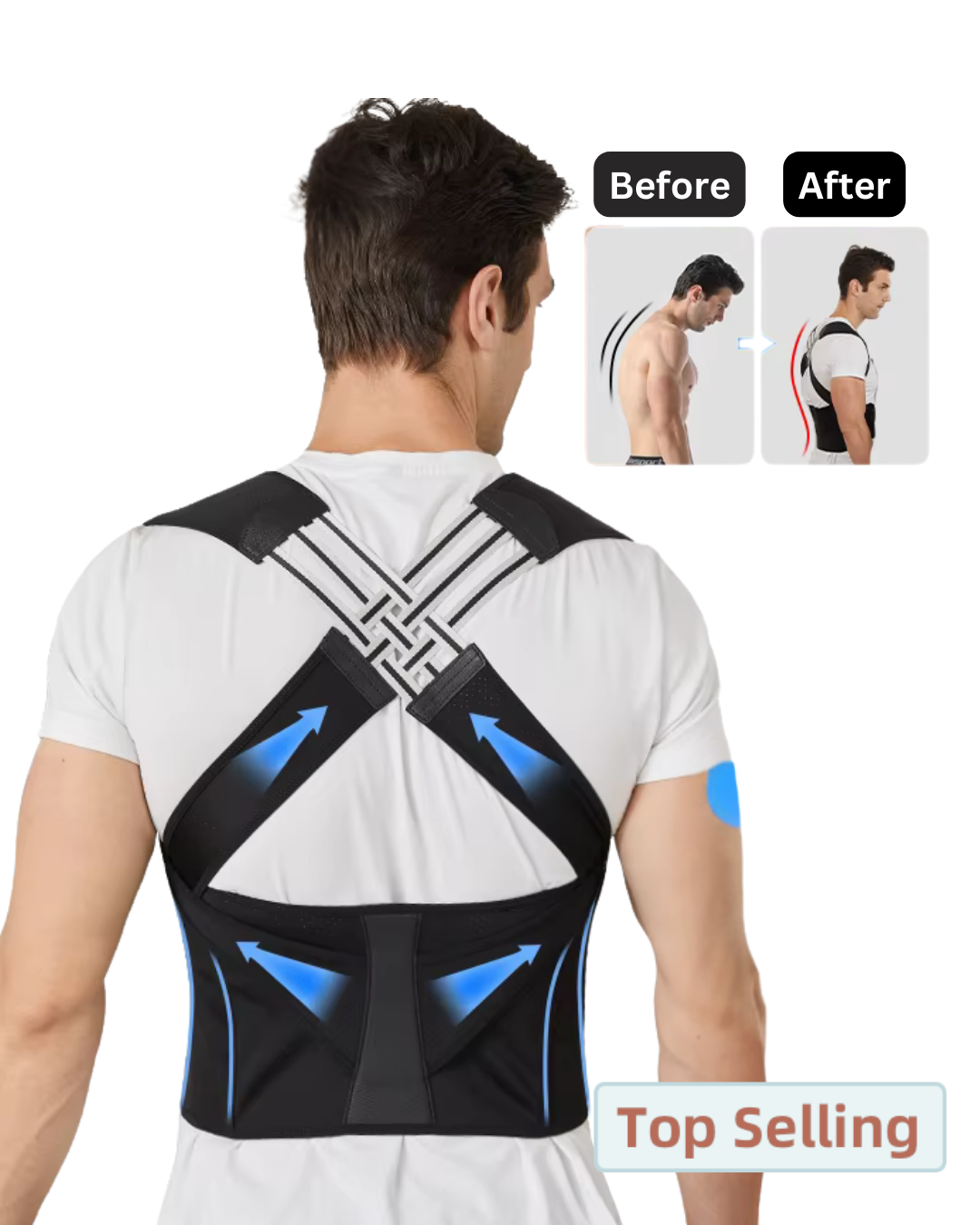 Aura Goodies Posture Corrector - Fully Adjustable